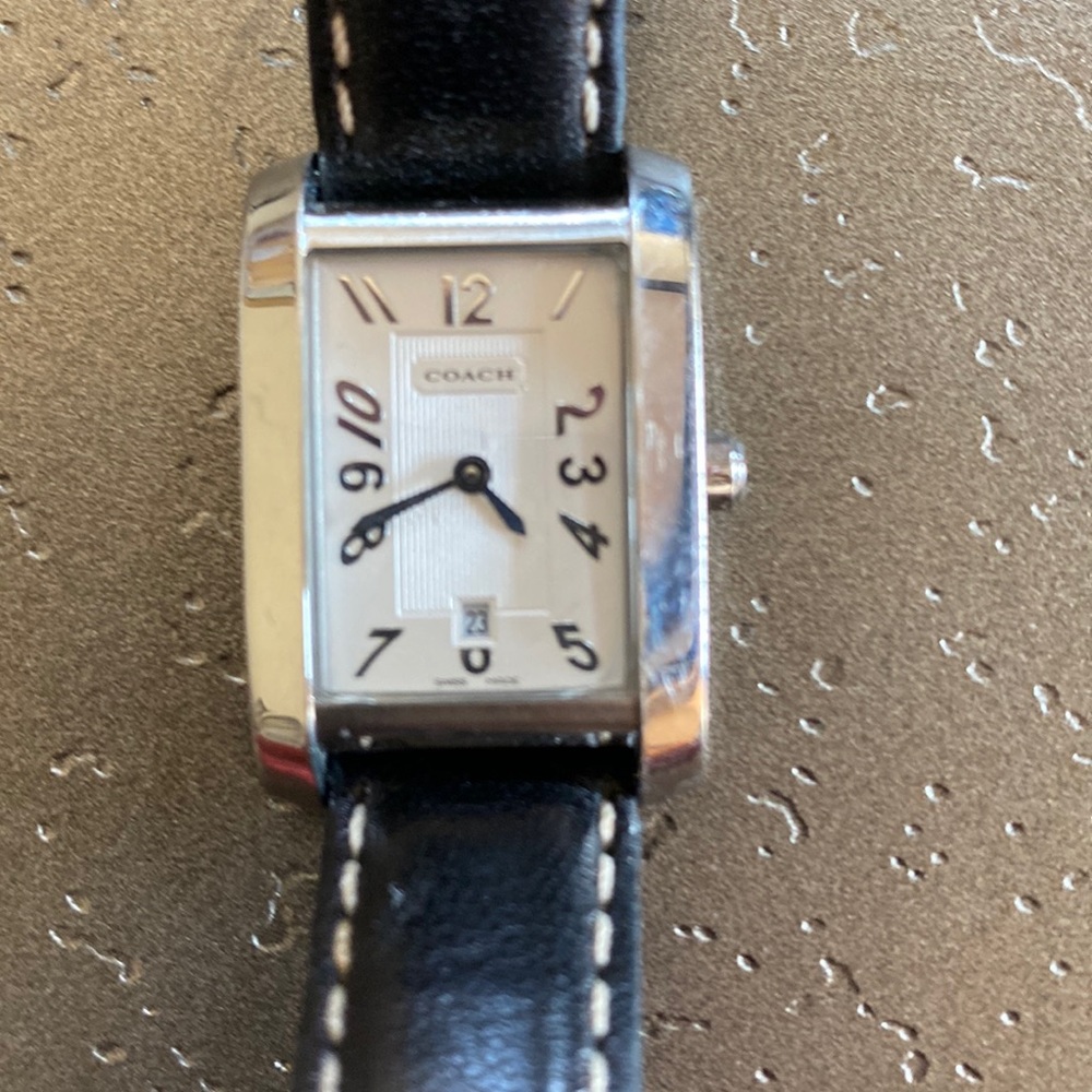 Coach watch … EUC.  Needs new battery… stainless steel
